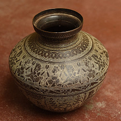 Antiquities from Khajuraho | Handcarved Kalash