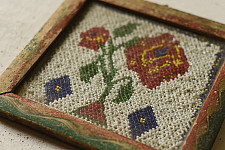 Prachin . प्राचीन | Handmade Bead Work ~ Antique Hanging Frame - Set of Two