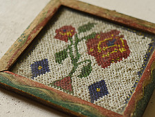 Prachin . प्राचीन | Handmade Bead Work ~ Antique Hanging Frame - Set of Two