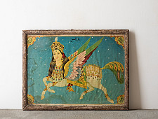 Memory Lines | Indian Antique Print  ( With Frame) - Burk-E-Albani