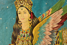 Memory Lines | Indian Antique Print  ( With Frame) - Burk-E-Albani