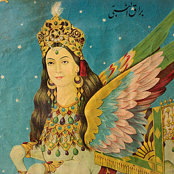 Memory Lines | Indian Antique Print  ( With Frame) - Burk-E-Albani