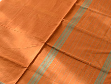 Rojana | Handloom Andhra Cotton Saree - Orange