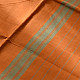 Handwoven cotton saree |orange  from Andhra Pradesh