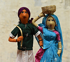 Gudiya - Jhabua Handmade Fabric Doll (Bhil) - E
