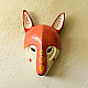 shop Handmade Wooden Hanging Mask - Rabbit