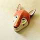 shop Handmade Wooden Hanging Mask - Rabbit
