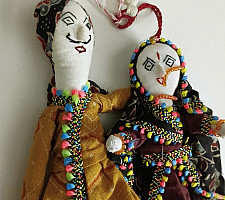 Dhingli | Cotton Handmade Kutchi Doll - Set of Two