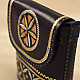 shop Kutchi Leather Sling Handbag / Purse - Blue