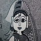 shop Madhubnai Painting-Ardhnageshwar Shiva and Parwati 
