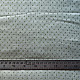 Hand Woven Fabric - Off White With Green Dots