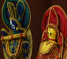 Dhaana Murti . Paddy Craft | Radhe Krishna ( Set of Two )