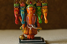 Wooden Toys | Panch Mukhi Ganesh