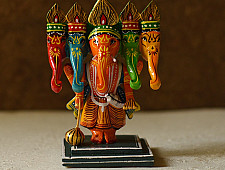 Wooden Toys | Panch Mukhi Ganesh