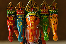 Wooden Toys | Panch Mukhi Ganesh