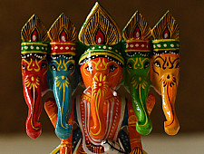 Wooden Toys | Panch Mukhi Ganesh