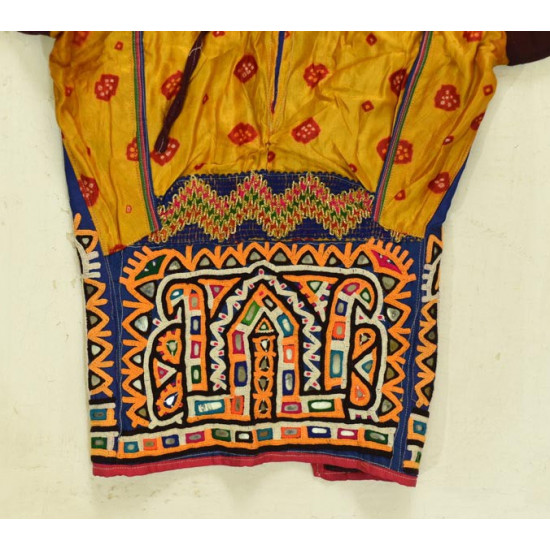 Old Embroidered Rabari Blouse