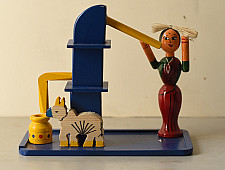 Etikoppaka | Wooden Toy ~ Hand Pump