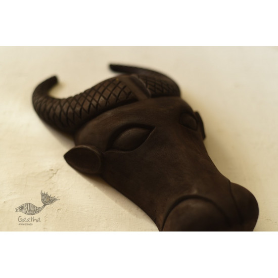 shop handmade wooden mask - nandi