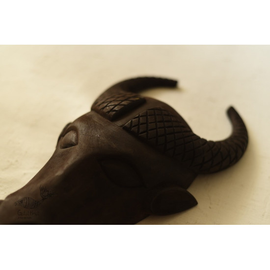 shop handmade wooden mask - nandi