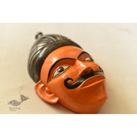 shop handmade wooden mask from bengal