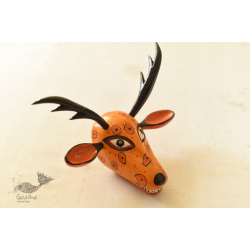 Handmade Wooden Mask ~ Deer