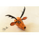 shop handmade wooden mask -  Deer