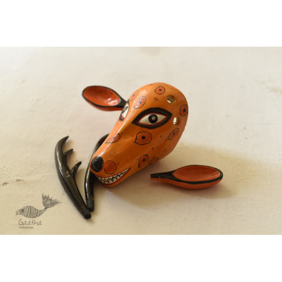 shop handmade wooden mask -  Deer