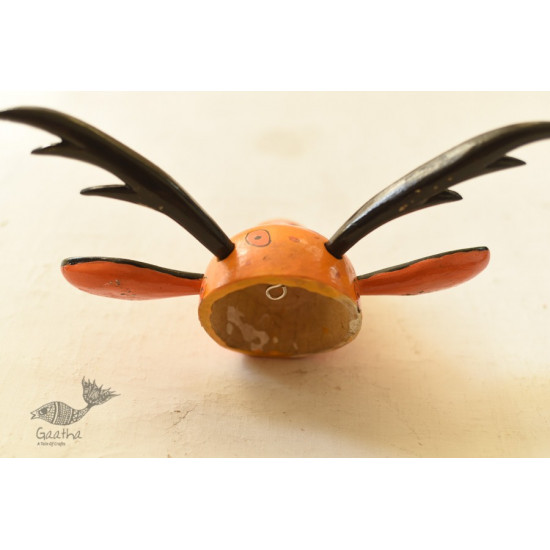 shop handmade wooden mask -  Deer