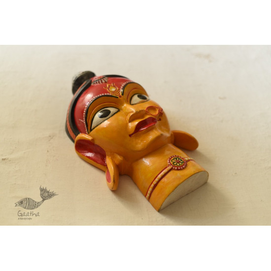 shop handmade wooden mask - Durga