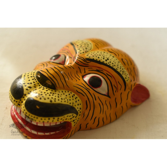 shop handmade wooden tiger mask 