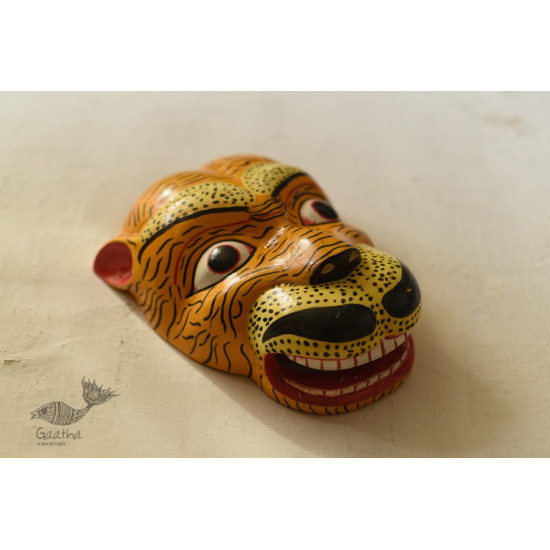 shop handmade wooden tiger mask 