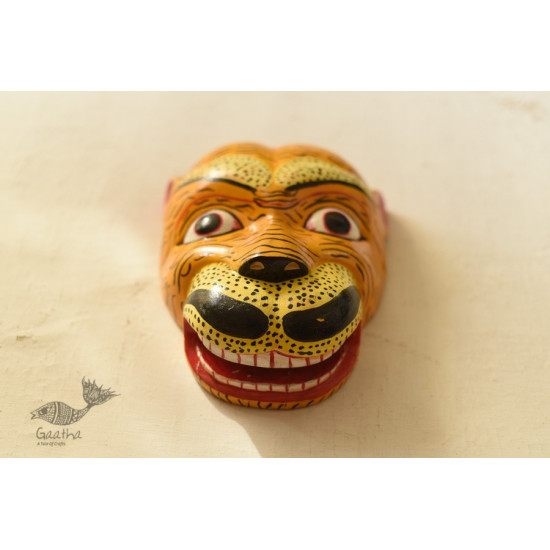 shop handmade wooden tiger mask 