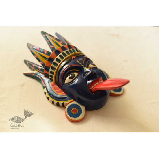 shop handmade wooden mask - kaali