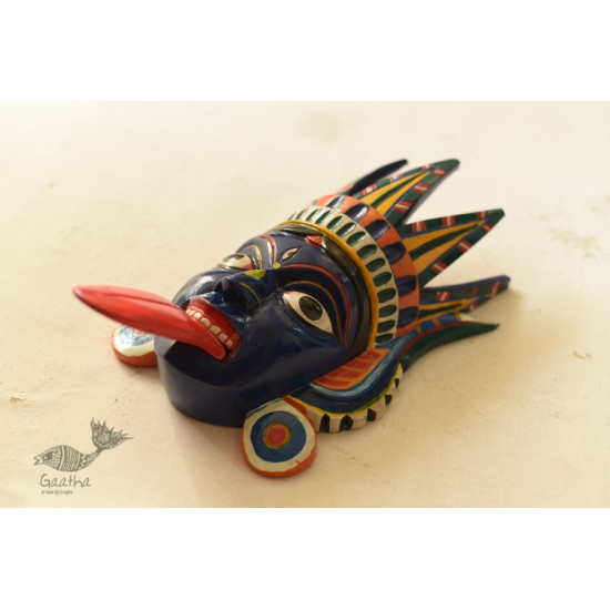 shop handmade wooden mask - kaali