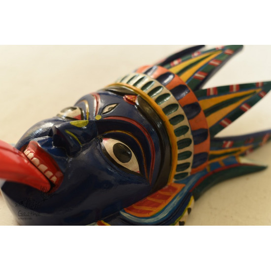 shop handmade wooden mask - kaali