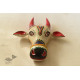 shop handmade wooden mask -  White Nandi