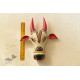 shop handmade wooden mask -  White Nandi