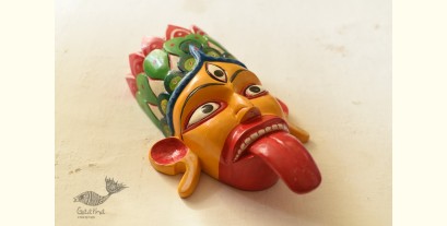 Handmade Wooden Mask ~ Tribal God