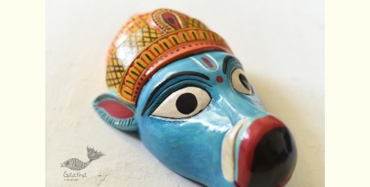 Handmade Wooden Mask ~ Varaha Avatar