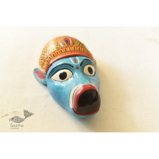 shop handmade wooden mask - Varaha Avatar