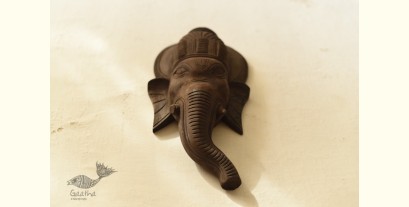 Handmade Wooden Hanging Mask - Ganesh