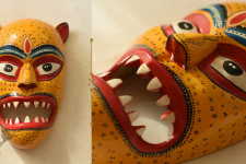 Handmade Wooden Mask ~ Asura