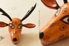 Handmade Wooden Mask ~ Deer