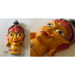 Handmade Wooden Mask ~ Durga