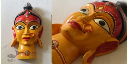 Handmade Wooden Mask ~ Durga