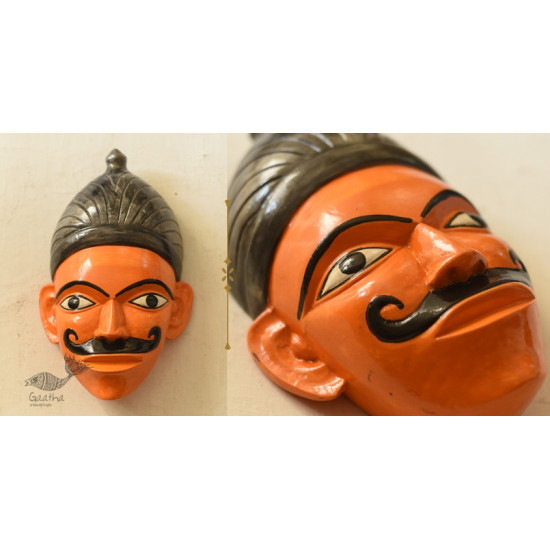 shop handmade wooden mask from bengal