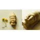 shop hand painted wooden mask - Buddha