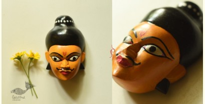 Handmade Wooden Mask - Eklavya