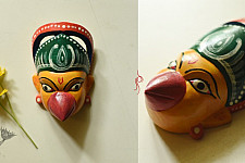 Handmade Wooden Mask - Garuda